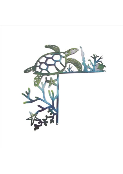 Deniz Kaplumbağı Kapı Çerçevesi Dekorasyonu Deniz Kaplumbağası Çift Taraflı Anahat Okyanus Metal Deniz Kaplumbağı Kapı Çerçevesi Duvar Sanat Dekorasyonu (Yurt Dışından) fiyatları