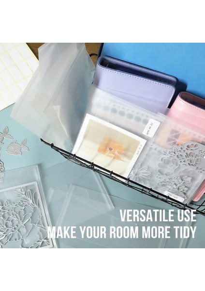 60PCS Temiz Pullar ve Ölür Plastik Saklama Torbaları Kart Yapmak Için Yeniden Kapatılabilir Zarf Torbaları Dıy Karalama Defteri Kağıt El Sanatları (Yurt Dışından) indirimleri