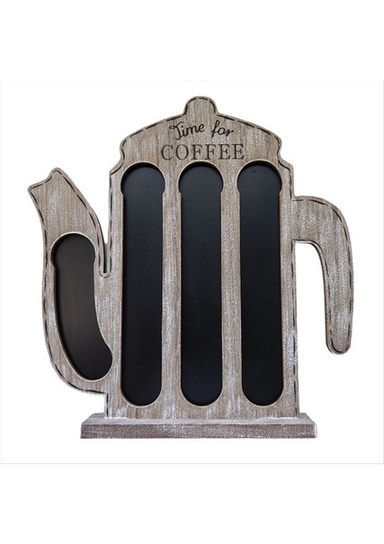 Kahve Çantası Depolama Kahve Çantası Tutucu Büyük Kapasiteli Kahve Kreması Depolama Kutusu Ahşap Kahve Çantası Ahşap Süsler C (Yurt Dışından)