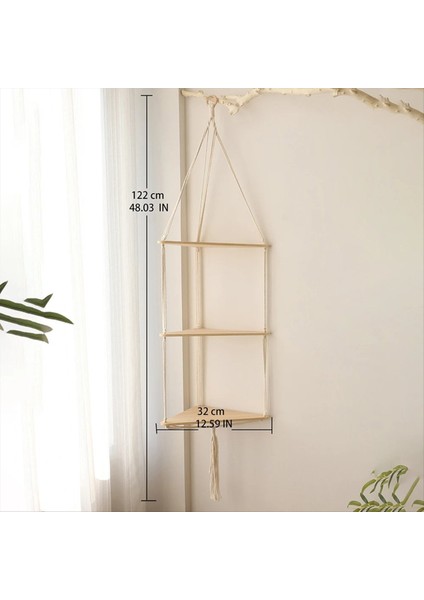 3 Katmanlı Yüzer Duvar Rafı Ahşap Üçgen Köşe Ekran Standı Dekorasyon Oturma Odası Yatak Odası Duvar Asılı Dekor (Yurt Dışından) fiyatları