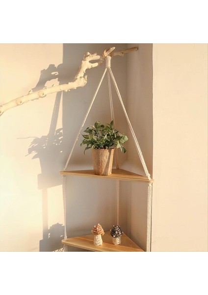 3 Katmanlı Yüzer Duvar Rafı Ahşap Üçgen Köşe Ekran Standı Dekorasyon Oturma Odası Yatak Odası Duvar Asılı Dekor (Yurt Dışından) modelleri