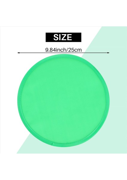 Katlanabilir Yuvarlak Fan Yeşili (Yurt Dışından)
