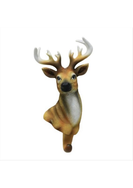 Amerikan Reçine Hayvan Kancası Sundurma Duvar Dekorasyon Kolyesi Küçük Nesne Kat Hook Kolye A (Yurt Dışından)