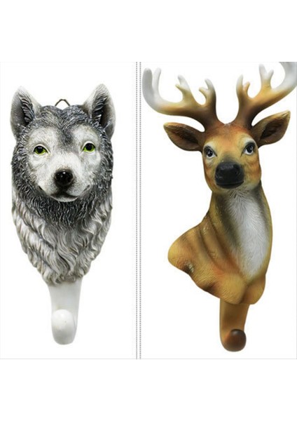 Amerikan Reçine Hayvan Kancası Sundurma Duvar Dekorasyon Kolyesi Küçük Nesne Kat Hook Kolye A (Yurt Dışından) fiyatları