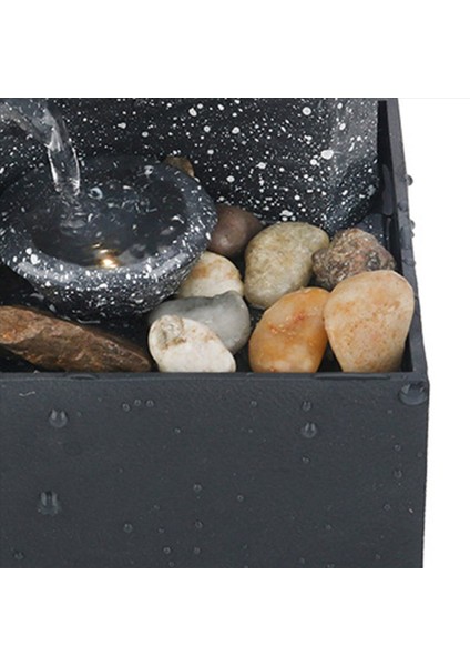 3x Ev Ofis Masaüstü Küçük Çeşme Şanslı Akan Su Süsleri Manzara Dekorasyon Zanaat Hediyeleri (Yurt Dışından) fırsatları