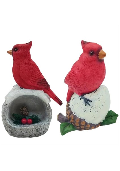 Kırmızı Kuş Figürin El Yapımı Simüle Yapay El Sanatları Reçine Kırmızı Kuş Heykel Dekoratif El Yapımı Kuş Süsleri (Yurt Dışından) fiyatları