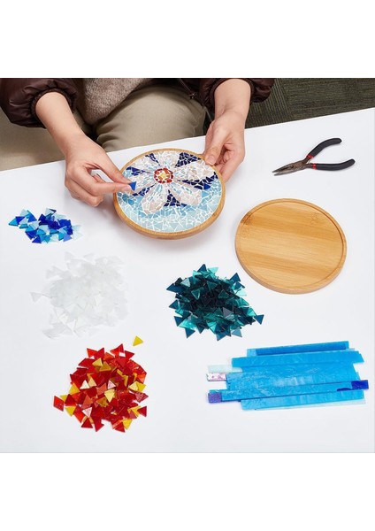 El Yapımı Mozaik Bardak Altlıkları Için Uygun Yetişkin Yeni Başlayanlar Için Dıy Mozaik Zanaat Kiti Ev Dekoru Noel Hediyeleri (Yurt Dışından) fırsatları