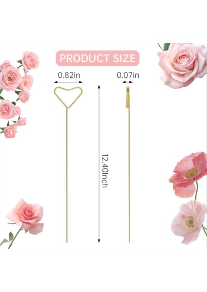 40 Pcs Çiçek Kart Tutucu Seçimler - Buketler Düğün Centerpieces Fotoğraf Tutucu Çubukları Için Çiçek Kartı Tutucu Çubukları (Yurt Dışından) modelleri