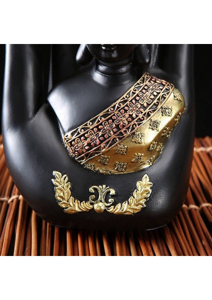 Palm Heykelinde 3x Thai Buddha Zen Buddha Heykel-Iç/dış Mekan Dekoru Veranda Veranda (Yurt Dışından) indirimleri