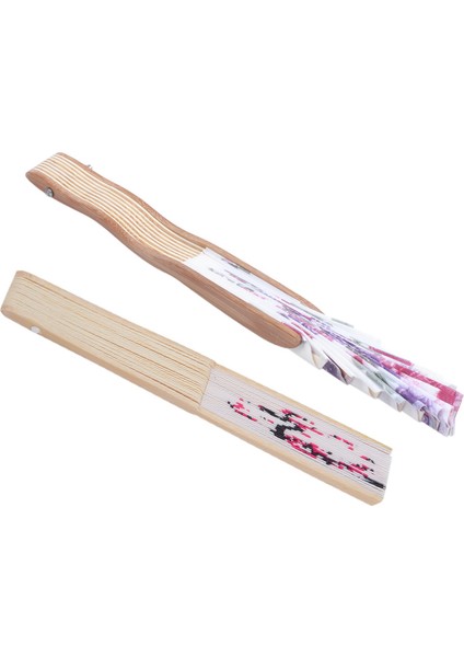 2 Adet Katlanabilir El Tutulan Fan 1pcs Bambu Çiçek Baskılı Japon Tarzı Katlanır Fan ve 1pcs Erik Çiçeği Ipek Katlanır Fan (Yurt Dışından) fiyatları