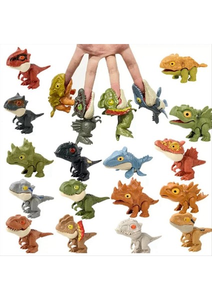 Parmak Dinozor Zorlu Tyrannosaurus Model Isırma El Jurassic Dino Oyuncak Çocuklar Için Hayvan Hareketli Eklemler Hediye (Yurt Dışından) fiyatları