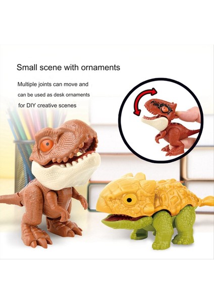 Parmak Dinozor Zorlu Tyrannosaurus Model Isırma El Jurassic Dino Oyuncak Çocuklar Için Hayvan Hareketli Eklemler Hediye (Yurt Dışından) modelleri
