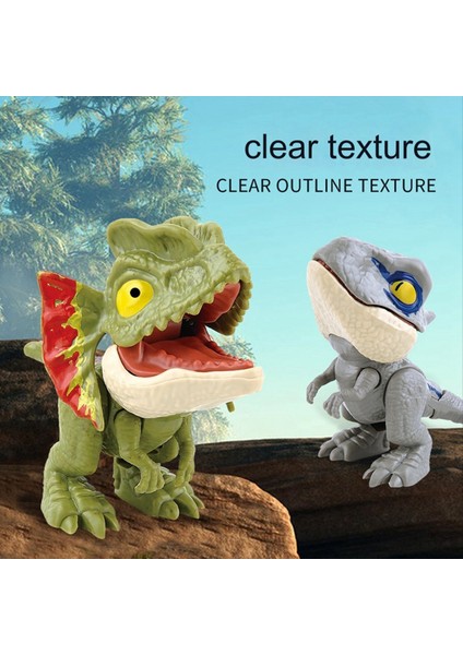 Parmak Dinozor Zorlu Tyrannosaurus Model Isırma El Jurassic Dino Oyuncak Çocuklar Için Hayvan Hareketli Eklemler Hediye (Yurt Dışından) fırsatları