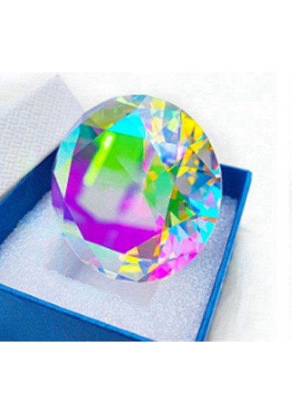 2pcs 60MM K9 Kristal Elmas Kağıt Ağırlığı Dekoratif Gökkuşağı Maker Prism Cam Düğün Odası Masaüstü Süsler B (Yurt Dışından) indirimleri