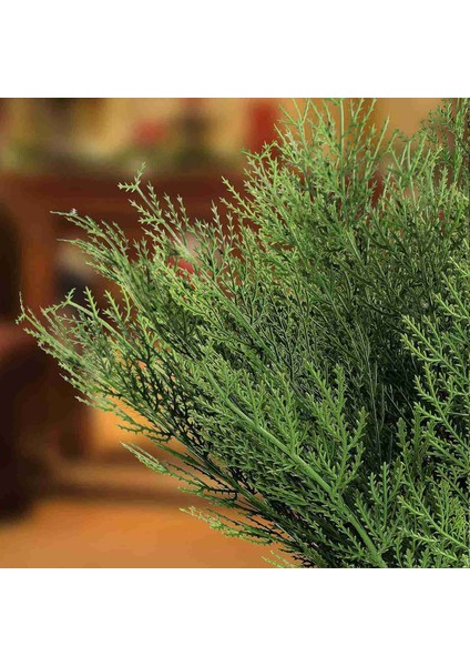 120 Pcs Yapay Sedir Dalları Sedir Sprey Dalları Cedar Selvi Gövdeleri Çamı Plastik Yeşillik Noel Diy Seçer (Yurt Dışından) modelleri