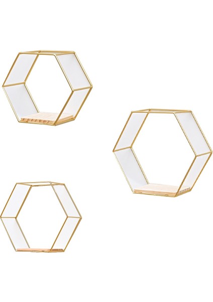 Altıgen Yüzen Çerçeve Duvar Dekorasyonu Duvar Monte Depolama Rafı Jiazi Ev Mobilyası Dekorasyon Sanatı (Yurt Dışından)