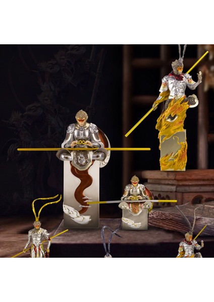 Wukongs Bebek Black Myth Wukong Heykeli Monkey King Aksiyon Figürü Maymun Süsleri Heykel Ofisi Yatak Odası Dekorasyonu B (Yurt Dışından) fırsatları