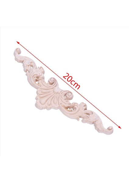 6x Ahşap Oyma Köşe Onlay Aplike Çerçeve Dekor Mobilya Zanaat Boyasız Tip 20 x 5cm (Yurt Dışından) fırsatları