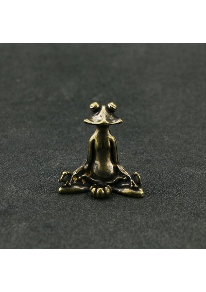 Vintage Pirinç Meditasyon Kurbağa Heykel Süsleri Hayvan Heykel Tütsü Burner Ev Dekor (Yurt Dışından) fırsatları
