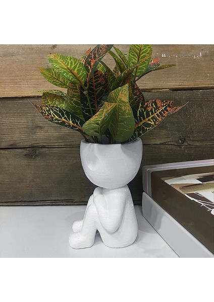 Mumya Vazo Bahçe Saksı Küçük Bitki Stand Hava Bitki Stand Kapalı Bitki Pot Özet Karakter Vazo Süsleri A (Yurt Dışından) fiyatları