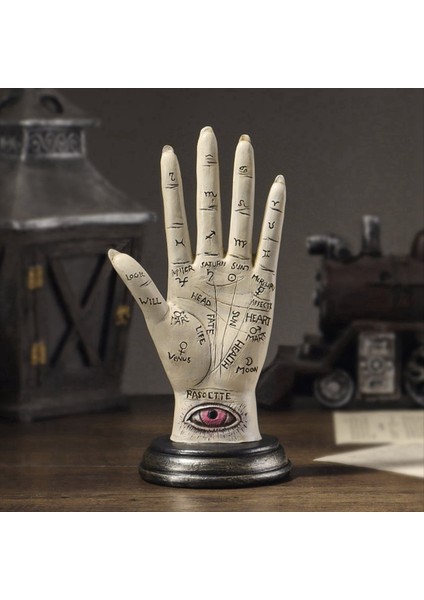 Tanrı&#39 Nın El Heykeli Şeytanın El Heykeli Demon&#39 Un El Cadılar Bayramı Dekorasyon Ev Dekorasyon Ofisi Masaüstü Reçine Süslemeleri (Yurt Dışından) fırsatları