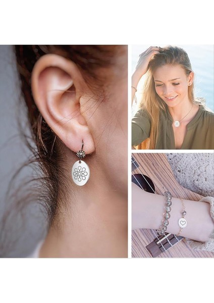 100 Pcs Paslanmaz Çelik Disk Dairesel Plaka Disk Boş Metal Grev El Sanatları Için Düz Yuvarlak Plaka Metal Damgalama (Yurt Dışından) fırsatları