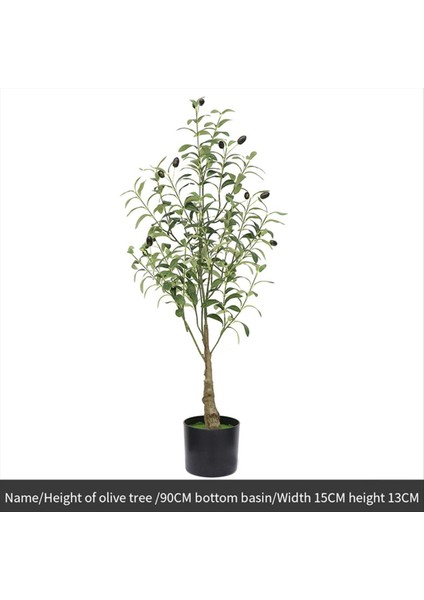 Yapay Zeytin Ağacı Bitki Anti-Tip Koruma Düşük Bakımlı Ev Ağacı Yeşil Bitki Pot (Yurt Dışından) modelleri