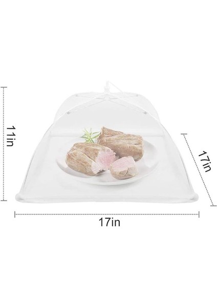 Pop-Up Örgü Ekran Çadır Şemsiyesi, Açık Havada 8 Paket Renkli Gıda Kapağı Ağı, Partiler Piknik, Yeniden Kullanılabilir ve Katlanabilir (Yurt Dışından) fiyatları