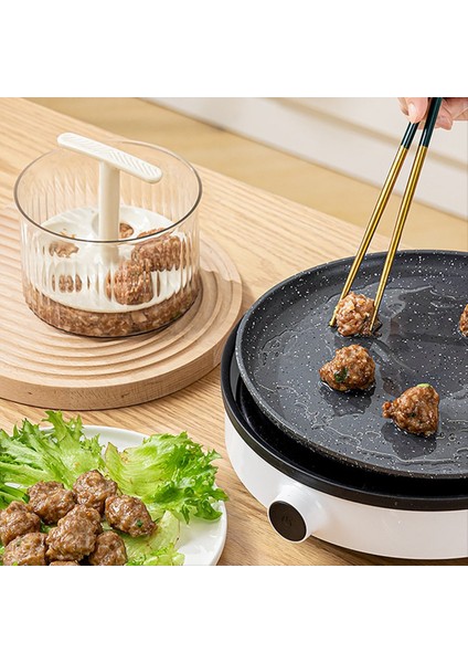 Yarı Saydam Köfte Üreticisi, Manuel Köfte Üreticisi, 5 Top Köfte Üreticisi Mutfak Köftesi Kalıp, Mutfak Yapım Aracı, Bir (Yurt Dışından) fiyatları