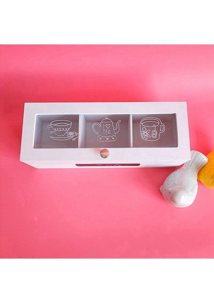 2x 3 Bölmeler Bambu Sistem Çay Poşeti Depolama Kutusu Mücevher Organizatör Çay Kutusu Organizatör Ahşap Şeker Paketi Konteyner (Yurt Dışından) fırsatları