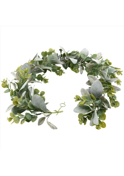 4x Kuzular Kulak Garland Yeşillik ve Okaliptüs Asma/38 Inç Uzunluğunda/açık Renkli Sürünmüş Yapraklar/yumuşak ve Drapey Düğün (Yurt Dışından) fiyatları