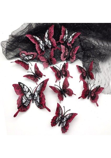 3D Hudie Dekorasyon Oturma Odası Yatak Odası Dekorasyonu 3D Sticker Siyah Beyaz (Yurt Dışından) fırsatları