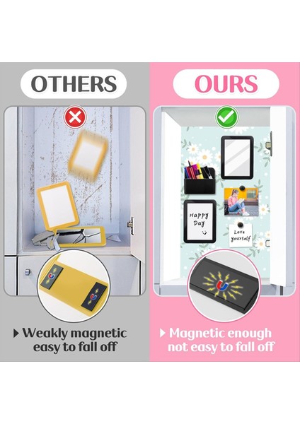 Soyunma Aksesuarı Kit-Girl Okula Dön Manyetik Beyaz Tahta Aynası Kuru Sil Marker Tutucu ve Okul Tedarik A (Yurt Dışından) modelleri