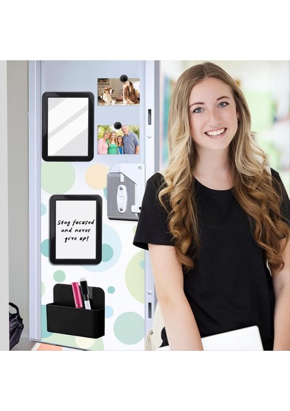 Soyunma Aksesuarı Kit-Girl Okula Dön Manyetik Beyaz Tahta Aynası Kuru Sil Marker Tutucu ve Okul Tedarik A (Yurt Dışından) fırsatları