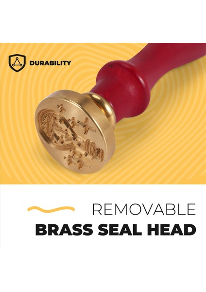 Parti Davetiyelerinin Süslenmesi Için Kristal Balmumu Mühür Damgası 30MM Vintage Pirinç Kafa Sızdırmazlık Damgası ile Sihirli Iksir (Yurt Dışından) indirimleri