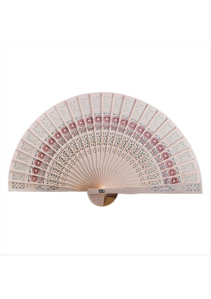 Moda Düğün El Kokulu Parti Oyma Katlanır Fan Çin Ahşap Vintage Içi Boş Antik Çağ (Yurt Dışından)