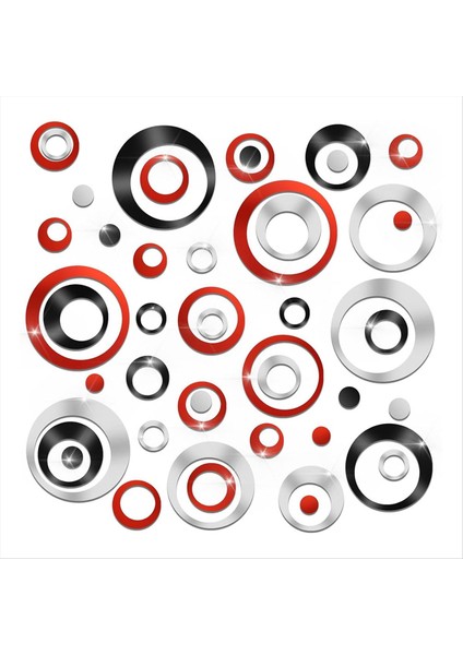 72PCS Duvar Çıkartmaları Akrilik Daire Aynası Çıkarılabilir Yuvarlak Noktalar Ayna Duvar Dekorasyon Duvar Çıkartmaları Oturma Odası Için Duvar Resimleri (Yurt Dışından)