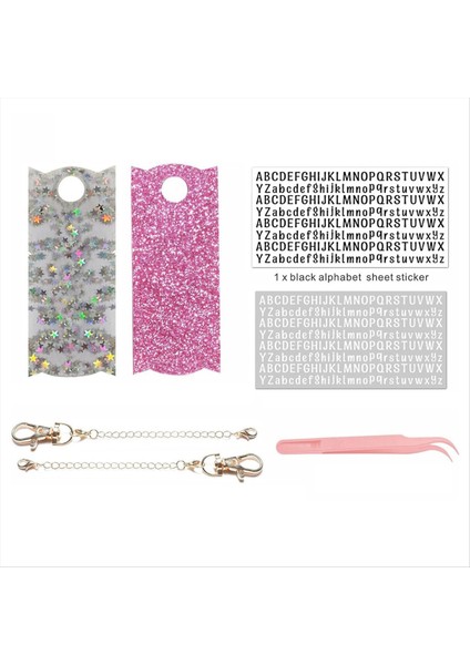 Isim Plakaları Su Şişesi Için Ad Etiketleri Tumbler Akrilik Aksesuarlar Takımlı Tumbler Için Takılar (Yurt Dışından)