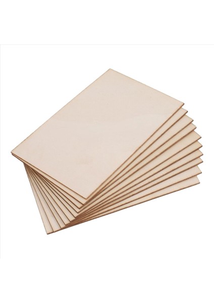 10 Paket Bitmemiş Ahşap Çarşaflar Yapıştırılmış Lamine Ahşap Ince Ahşap Tahta Ev Uçakları Için Gemi Teknesi ve El Sanatları Dıy Süslemeleri (Yurt Dışından) fiyatları