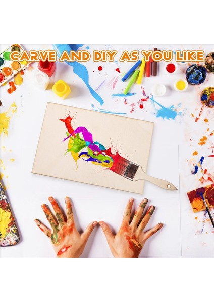 10 Paket Bitmemiş Ahşap Çarşaflar Yapıştırılmış Lamine Ahşap Ince Ahşap Tahta Ev Uçakları Için Gemi Teknesi ve El Sanatları Dıy Süslemeleri (Yurt Dışından) fırsatları