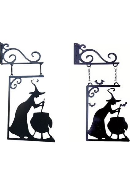 Cadılar Bayramı Cadı Cadılar Bayramı Cadı Dekorasyonu Korkunç Demir Cadı Cadılar Bayramı Bahçesi&#39 Nde Asılı (Yurt Dışından)