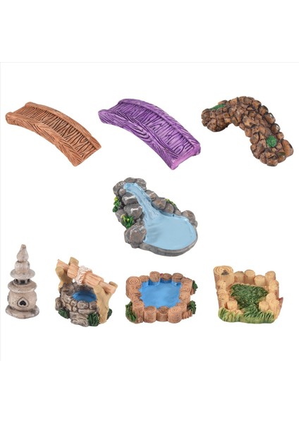 Minyatür Gölet Köprü Kiti Figürinler Minyatür Zanaat Peri Bahçesi Gnome Yosun Moss Teraryum Hediye Diy Süsleme Bahçesi Dekor (Yurt Dışından) fırsatları