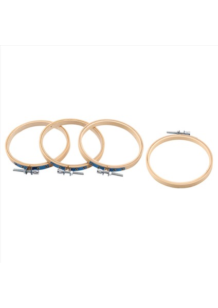 60 Adet 4 Inç Nakış Çemberleri Set Dökme Bambu Daire Çapraz Dikiş Çember Yuvarlak Halka (Yurt Dışından) fiyatları