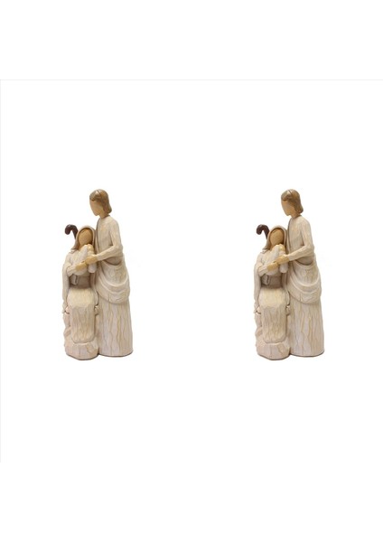2x Kutsal Aile Heykelleri Isa Mary Joseph Katolik Dini Heykelcik Ev Dekoru Ev Doğuş Sahnesi Noel Hediyesi (Yurt Dışından) fiyatları