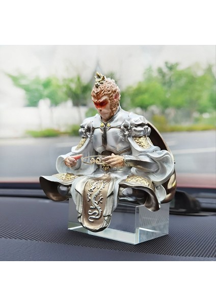 Wukong Doll Black Myth Wukong Heykeli Wukong Aksiyon Figürü Maymun Süsleri Heykel Ofisi Araba Dekorasyonu (Yurt Dışından) indirimleri