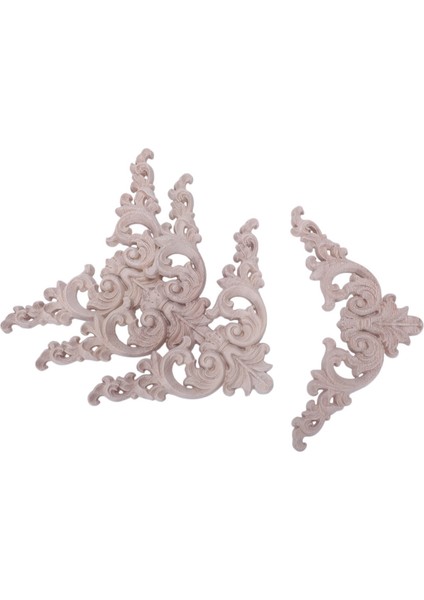 8pcs Lastik Ahşap Meşe Oyma Köşe Onlay Aplike Mobilya Ev Kapı Dekor Diy (Yurt Dışından) fiyatları