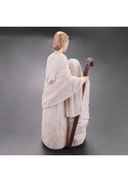 Kutsal Aile Heykelleri Isa Mary Joseph Katolik Dini Heykelcik Ev Dekoru Ev Doğuş Sahnesi Noel Hediyesi (Yurt Dışından)