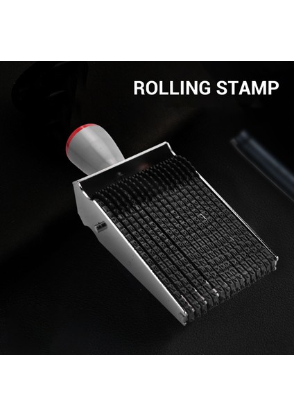16 Basamaklı Silindir Damgası Kişiselleştirilmiş Ingilizce Alfabe Numarası Sembol Haddeleme Tekerlek Damgası Çok Fonksiyonlu Diy (Yurt Dışından) fiyatları