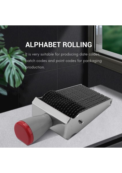 16 Basamaklı Silindir Damgası Kişiselleştirilmiş Ingilizce Alfabe Numarası Sembol Haddeleme Tekerlek Damgası Çok Fonksiyonlu Diy (Yurt Dışından) indirimleri