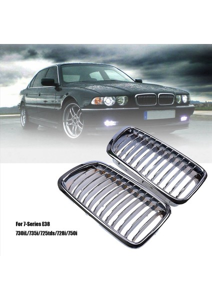 2paır Chrome Bmw 7 Serisi E38 730IL/735I/725TDS/728I/750I Sedan 1994-2001 (Yurt Dışından) fiyatları